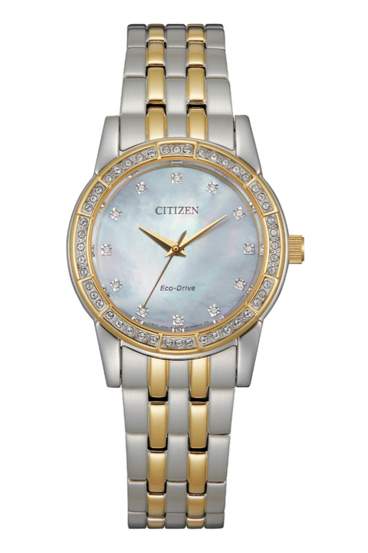 Citizen Two Colour Mother of Pearl Dial Bracelet Watch EM0774-51D