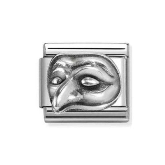 Nomination Composable Classic Oxidised Mask Charm 330101/99