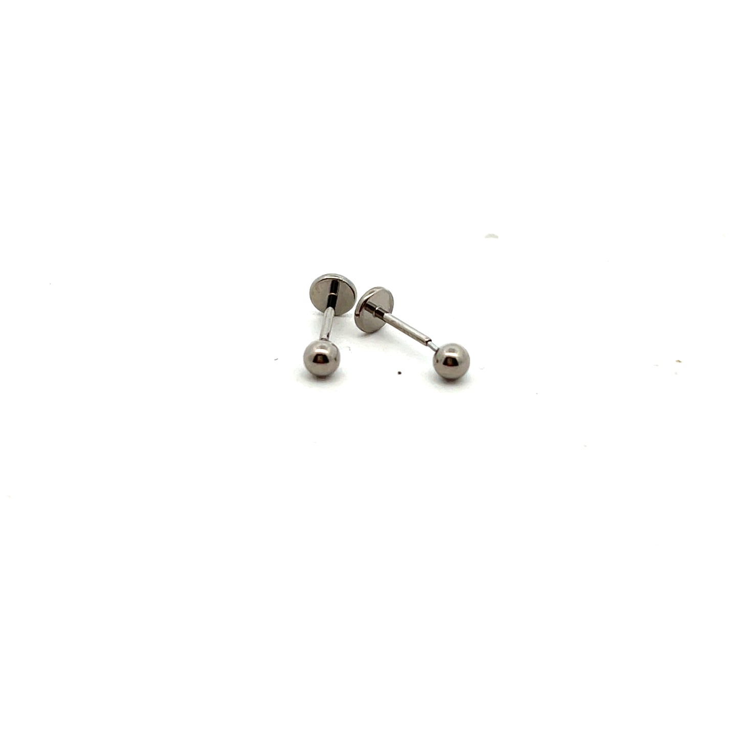 Tish Lyon Labret Titanium Mini Ball Stud Earrings
