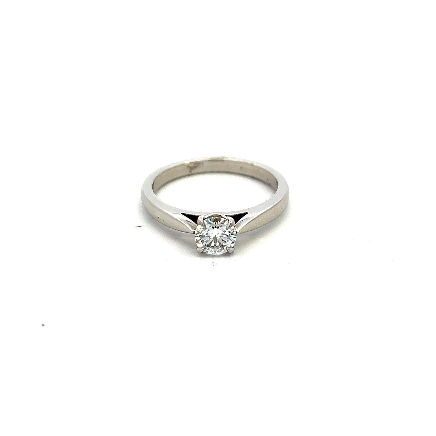 Platinum 0.52ct Laboratory Grown Brilliant Cut Diamond Ring