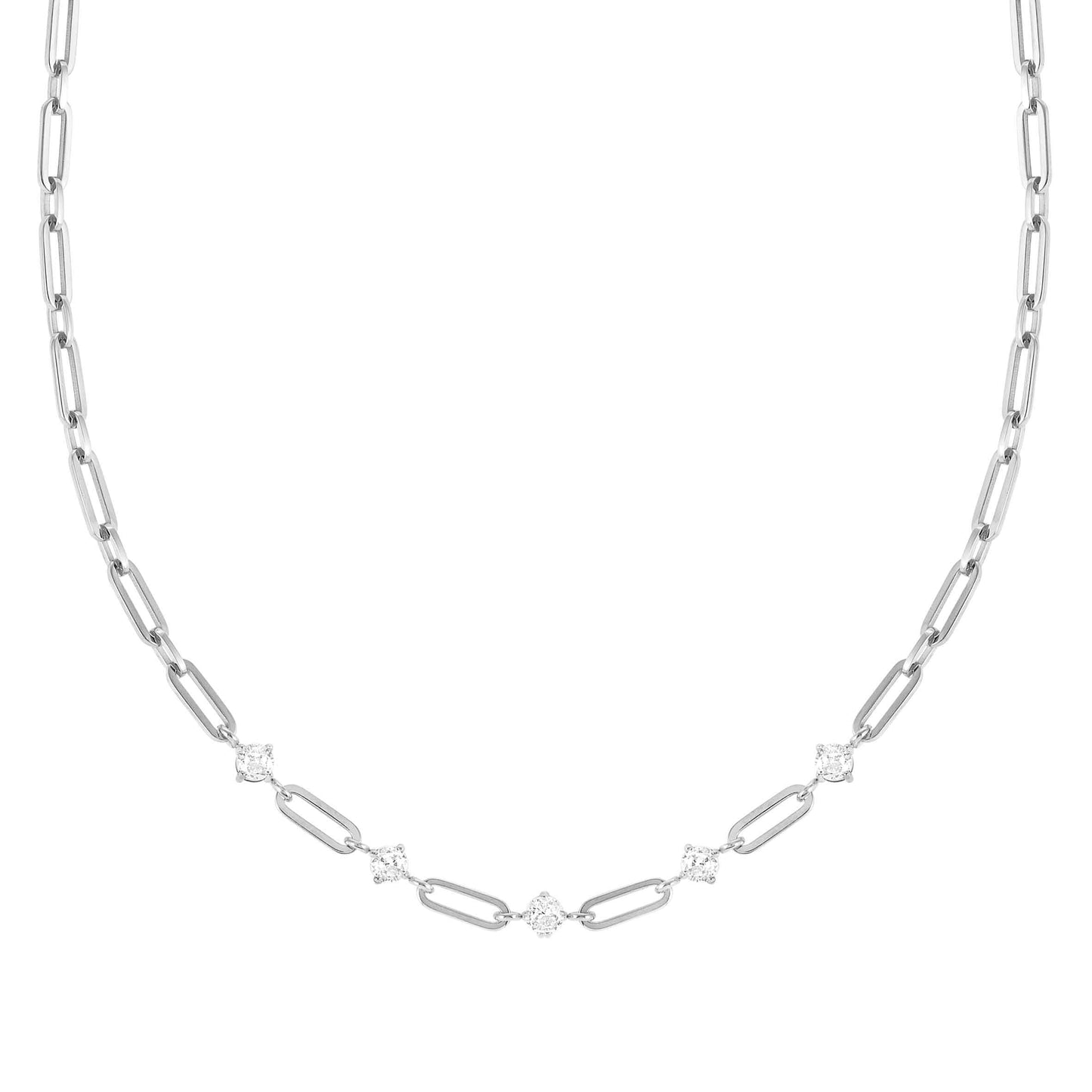 Nomination Chains of Style Stainless Steel and Cubic Zirconia Necklace 029401/001