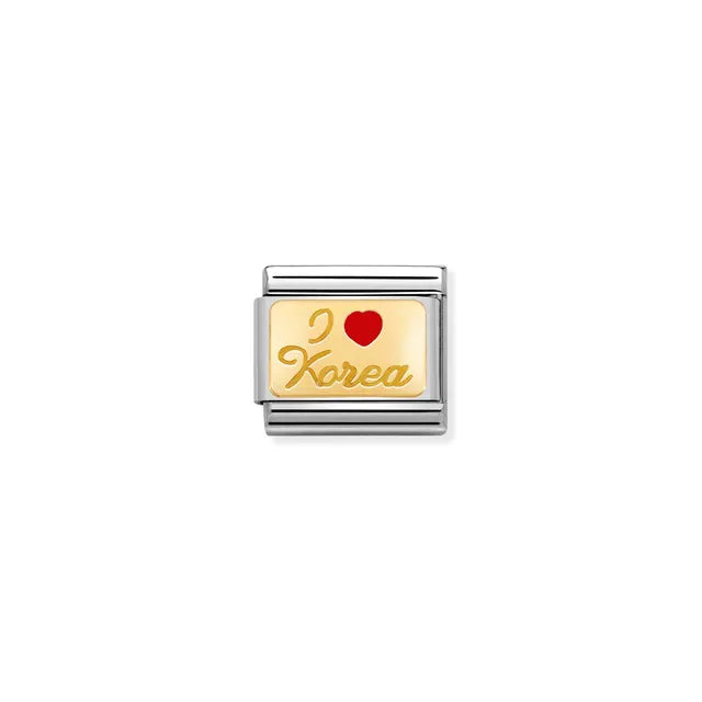 Nomination I Love Korea Charm 030231/51