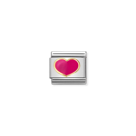 Nomination Composable Pink Heart Charm 030283/24