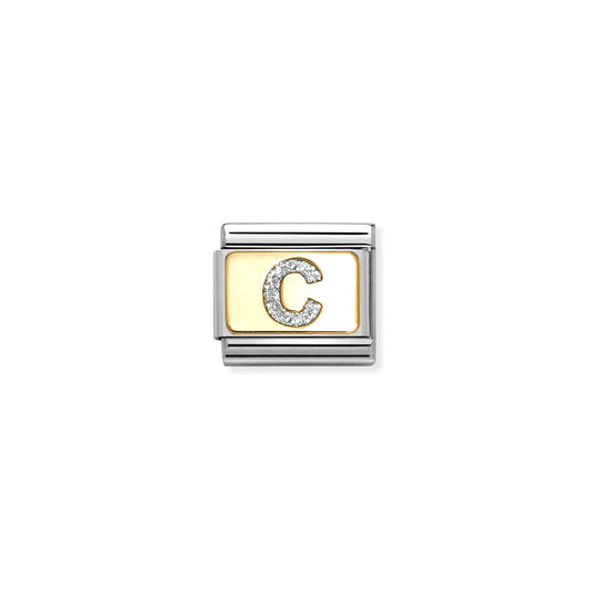 Nomination Composable Classic Glitter Initial C 030291/03