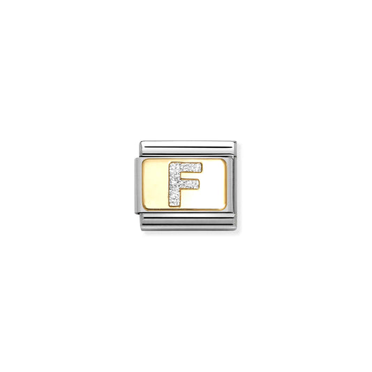 Nomination Composable Classic Glitter Initial F 030291/06