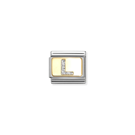 Nomination Composable Classic Glitter Initial L 030291/12