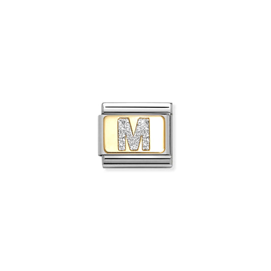 Nomination Composable Classic Glitter Initial M 030291/13