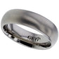 Geti Titanium Geti 4mm Satin Dome Ring