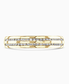 18ct Yellow Gold Two Row Diamond Ring Size L