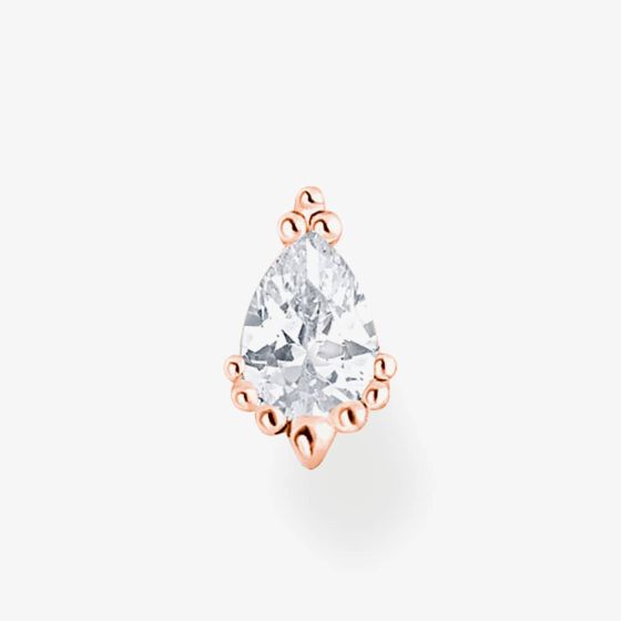 Thomas Sabo Rose Gold Plated Cubic Zirconia Stud Earrings H2259-416-14