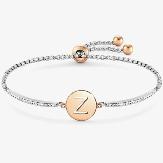 Nomination Milleluci Cubic Zirconia Initial Z Bracelet 028007/026