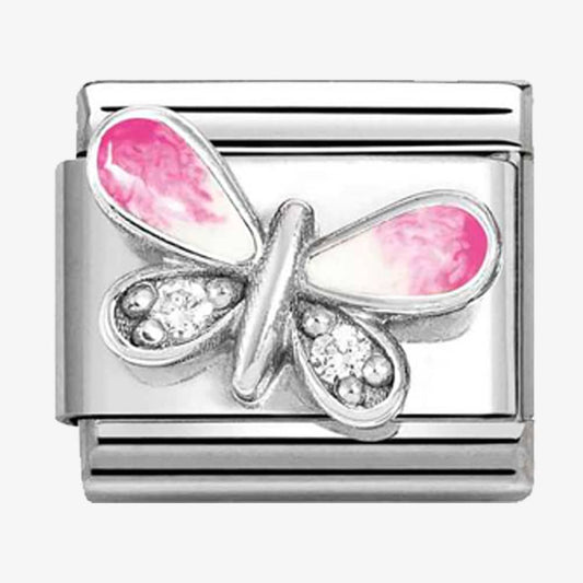 Nomination Classic Butterfly Pink & Cubic Zirconia 330321/09
