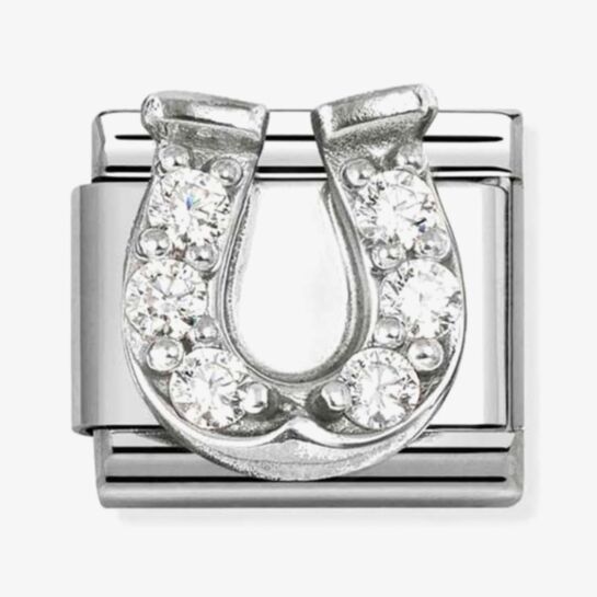 Nomination Composable Classic Cubic Zirconia Horseshoe Charm 330304/51