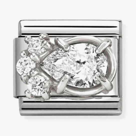 Nomination Composable Classic Cubic Zirconia Charm 330329/01