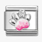 Nomination Classic Pink Paw Print & Cubic Zirconia 330321/13
