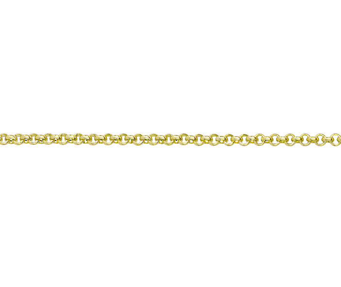 9ct Yellow Gold Baby Belcher Chain 18"