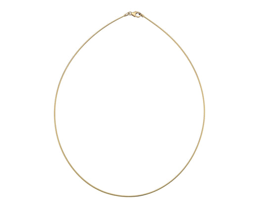 18ct Yellow Gold Omega Chain 20"