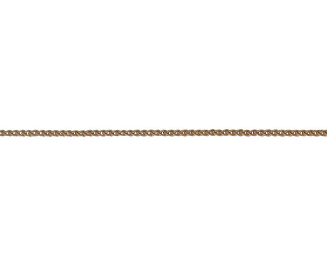 9ct Rose Gold Spiga Chain 18"