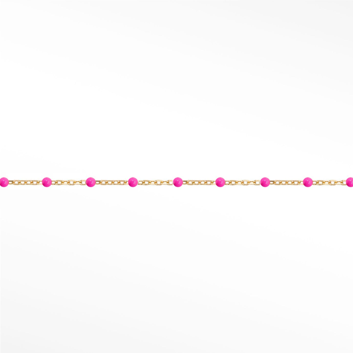 14ct Gold Filled Pink Enamel Permanent Bracelet