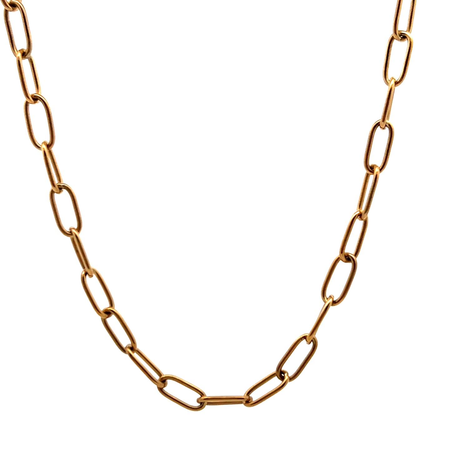 9ct Yellow Gold 18" Paperchain Oval Chain