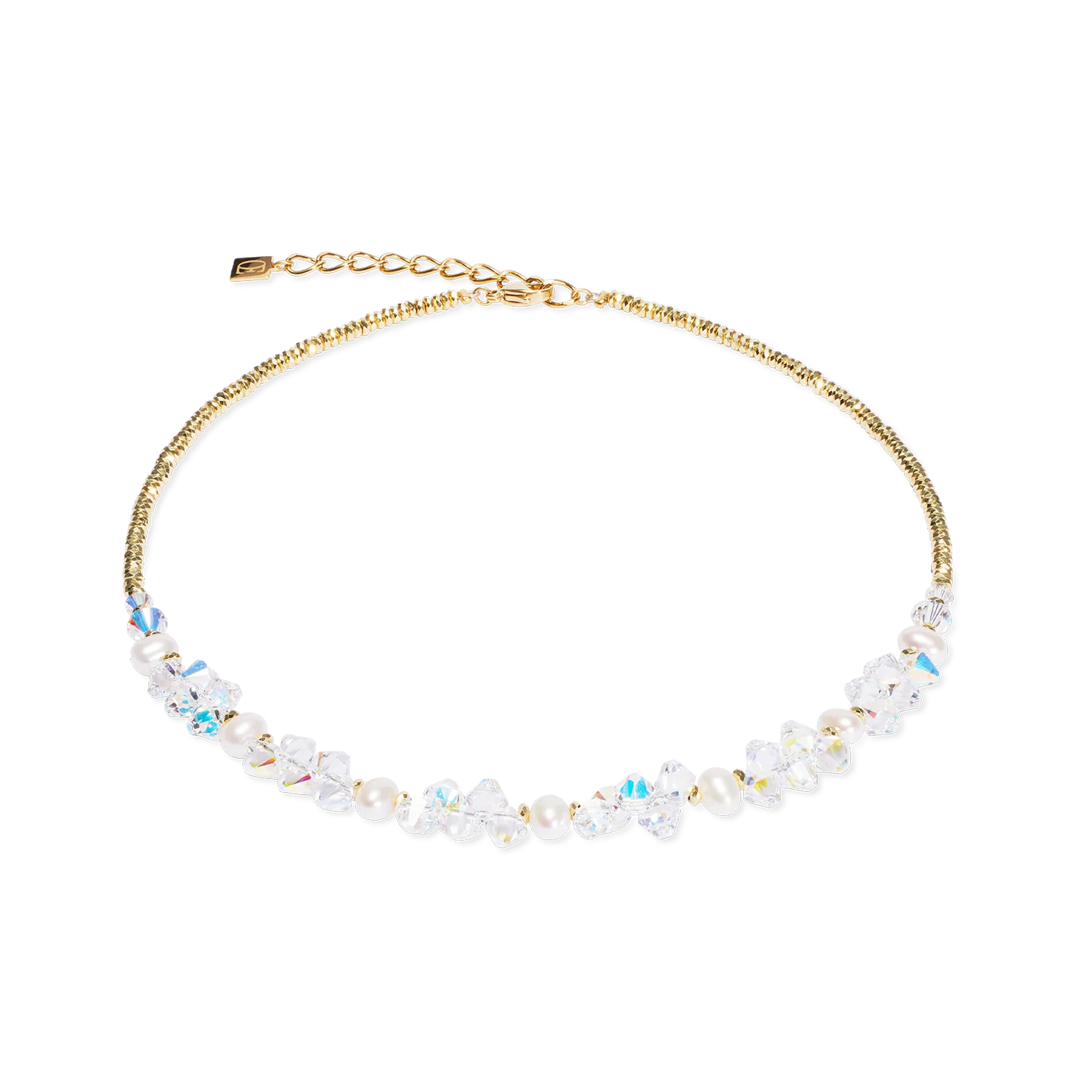 Coeur De Lion Dancing Crystals and Crystal Pearl Necklace