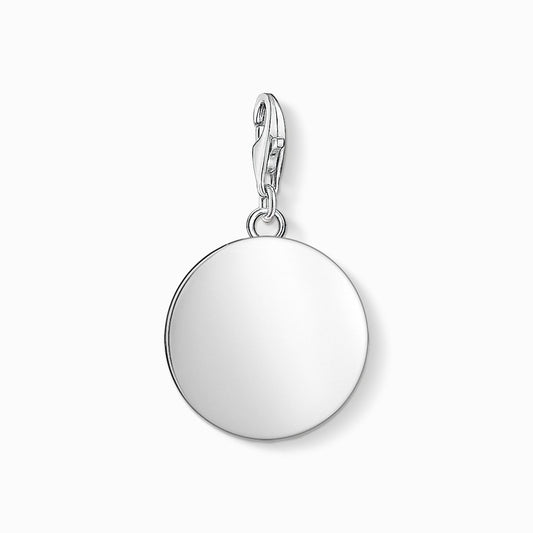 Thomas Sabo Sterling Silver Plain Disc Charm