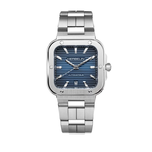 Herbelin Cap Camarat Steel Blue Dial Automatic Bracelet Watch 1646B15