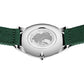 Bering Classic Ultra Slim Green And Red Highlight Dial With Green Nato Strap 18342-508