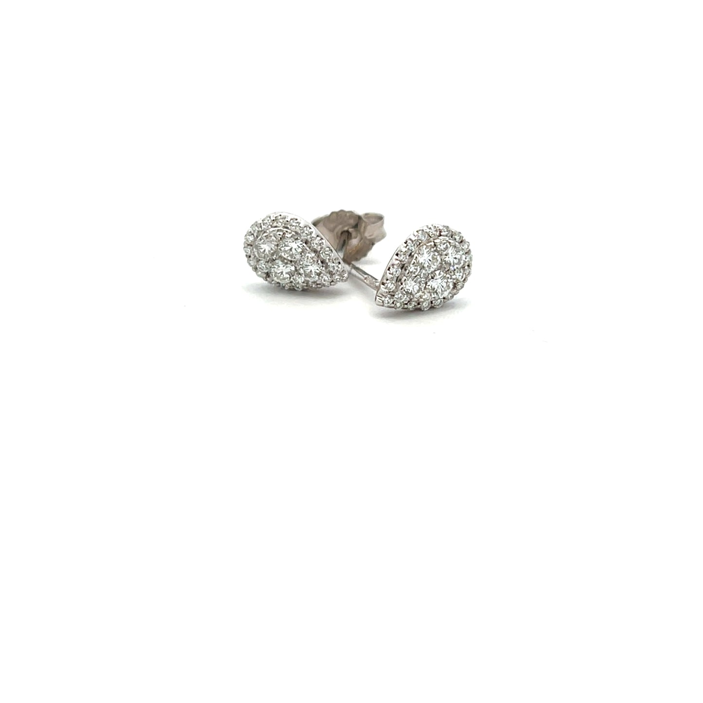 9ct White Gold 0.50ct Diamond Stud Earrings