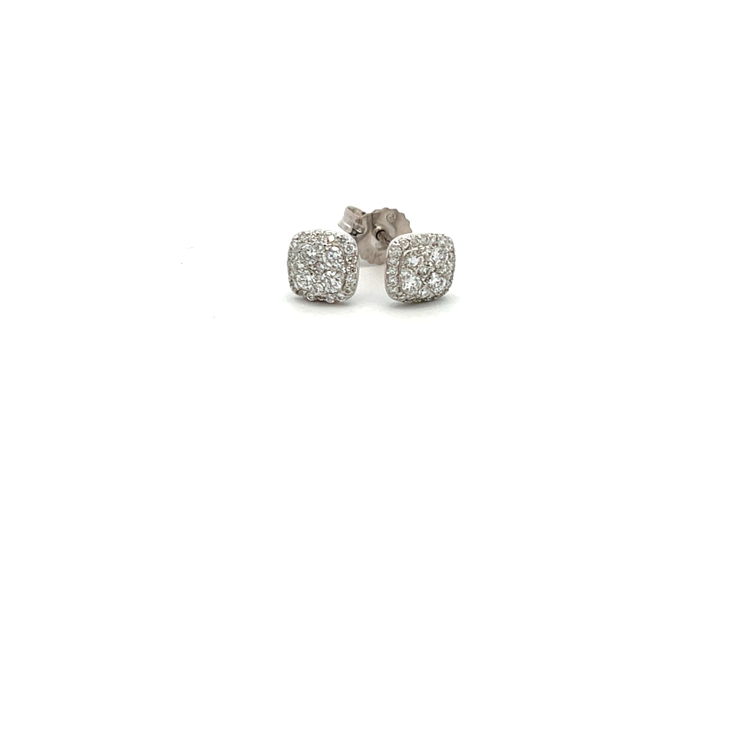 9ct White Gold 0.33ct Diamond Stud Earrings