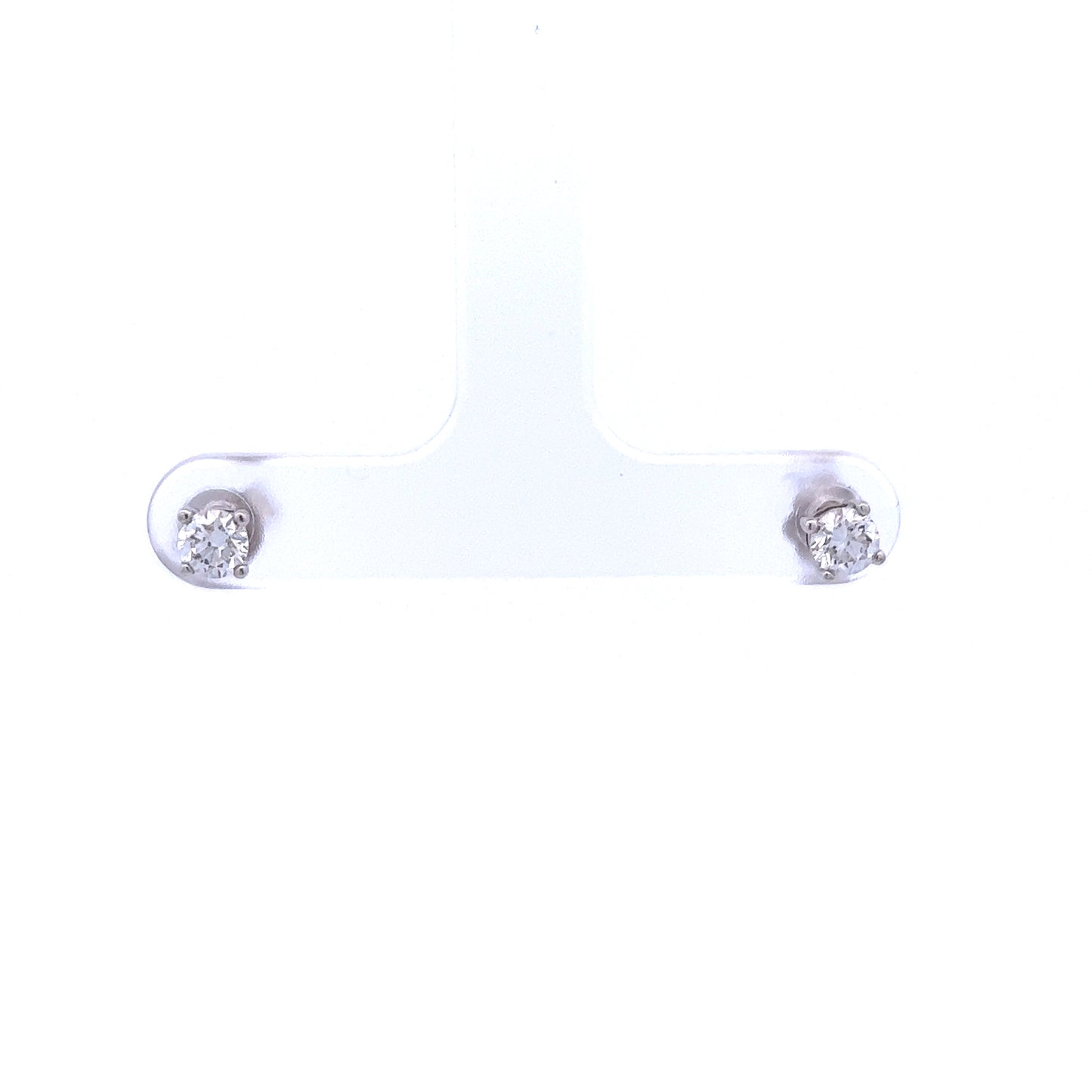 18ct White Gold 0.50ct Laboratory Grown Diamond Stud Earrings