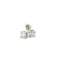 18ct White Gold Laboratory Grown 1.00ct Brilliant Cut Stud Earrings