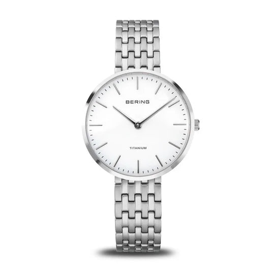 Bering Titanium Polished Bracelet Watch 19334-004