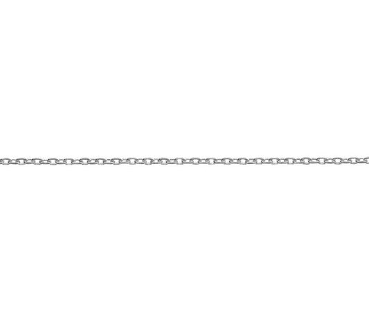 Sterling Silver Filed Trace Chain 16"