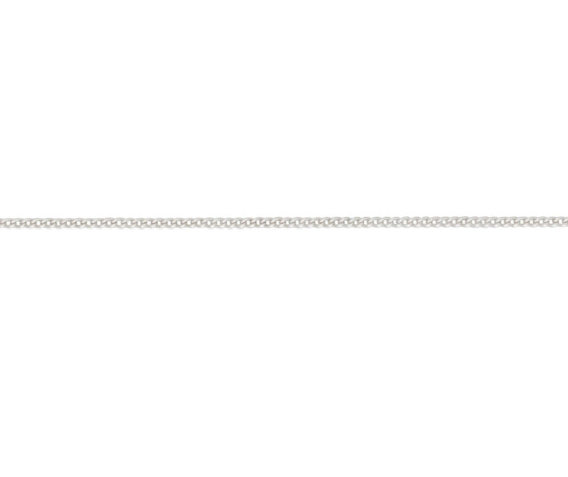 Sterling Silver Round Curb Chain 16"