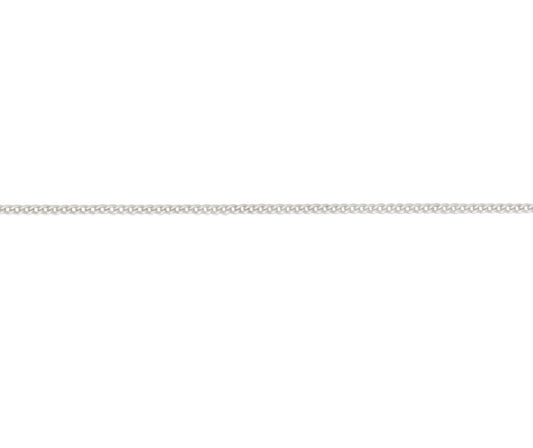 Sterling Silver Round Curb Chain 16"