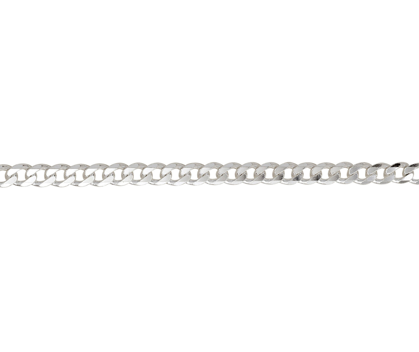 Sterling Silver Metric Curb Chain 20"