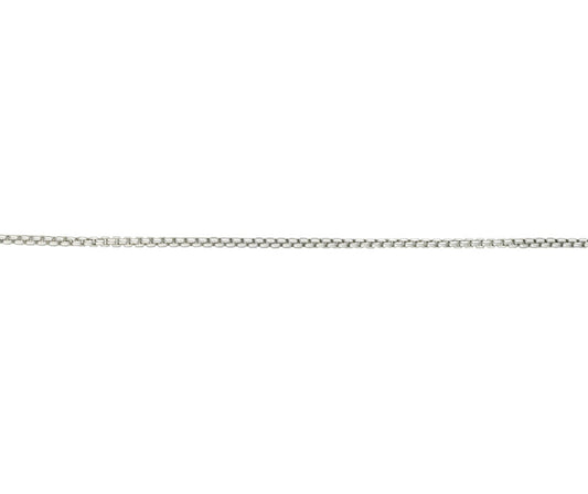 Sterling Silver 20" Box Belcher Chain