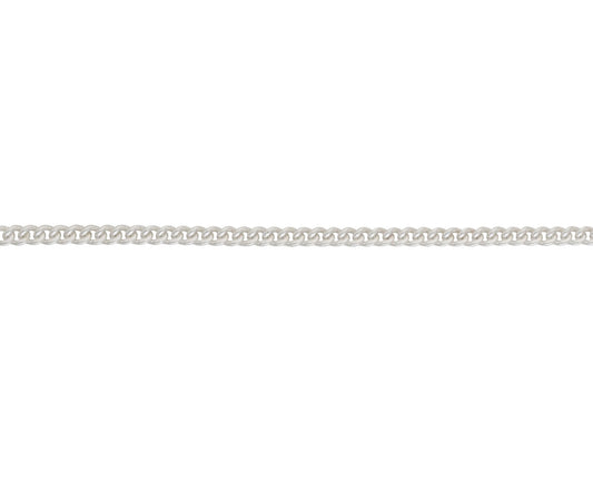 Sterling Silver Solid Curb Chain 24"