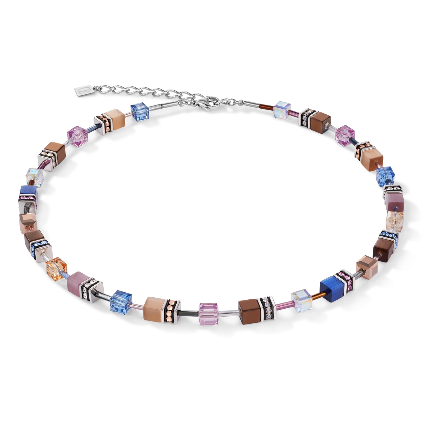 Coeur De Lion GeoCUBE® Stainless Steel Necklace