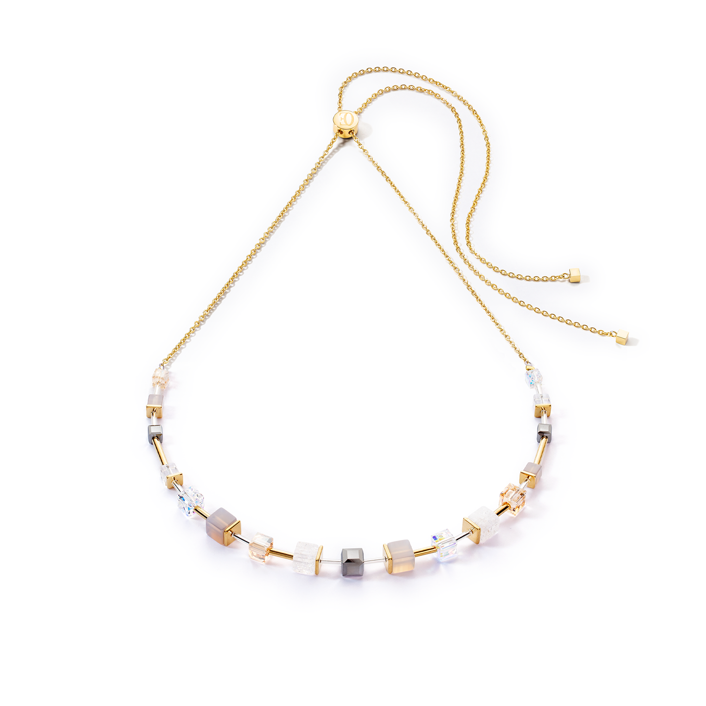 Coeur De Lion Small Grey Necklace 5074/10-1216