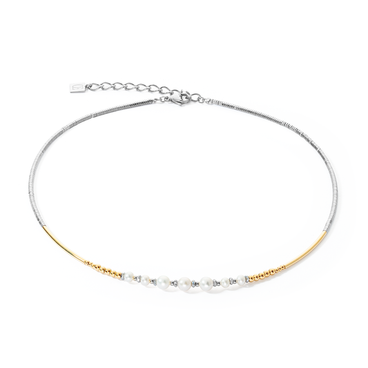 Coeur De Lion Bi-Colour Freshwater Cultured Pearl Necklet