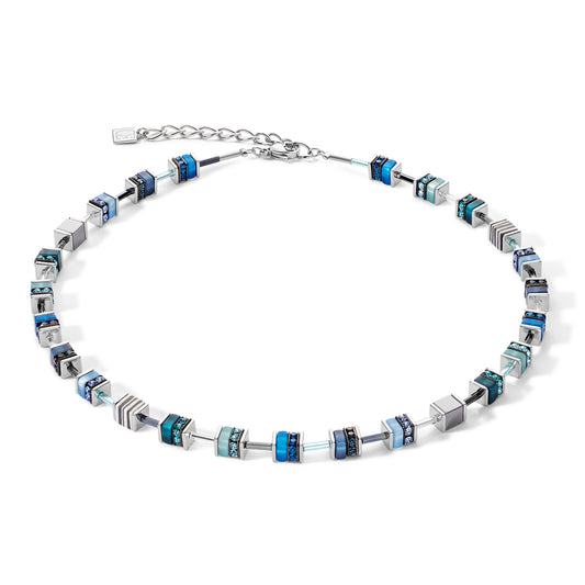 Coeur De Lion Multicoloured Blue Cubes Crystal Bracelet