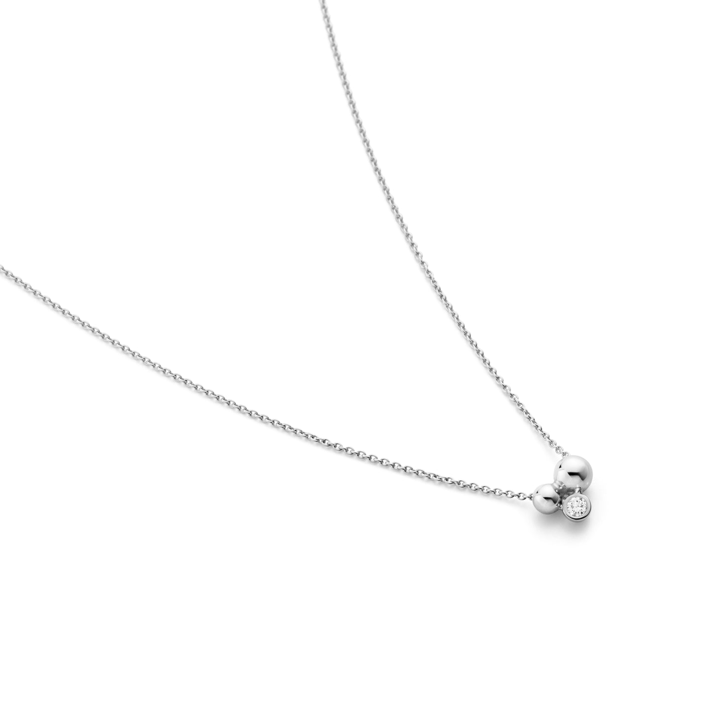 Georg Jensen Moonlight Grapes Necklace with Diamond 20000713