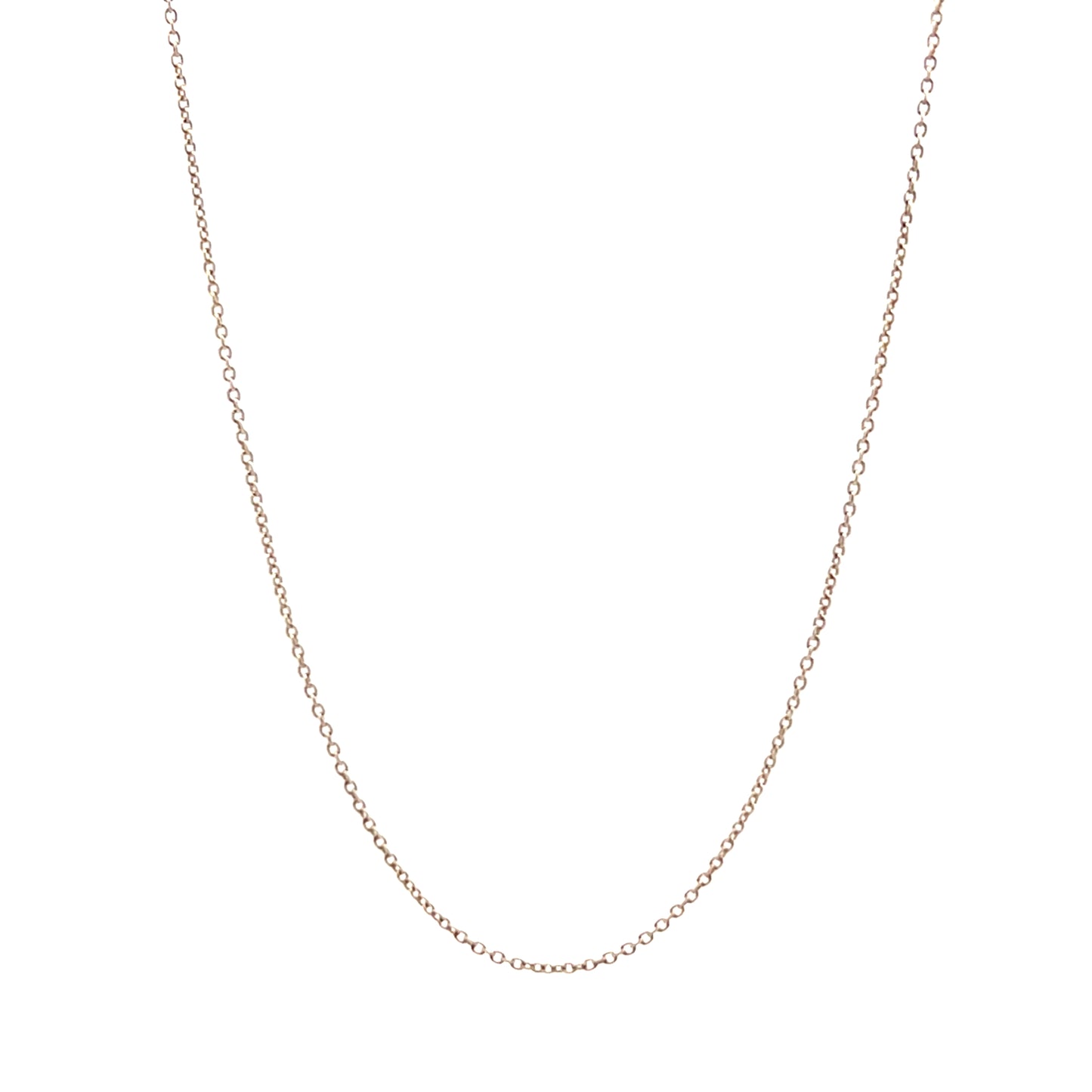 Sterling Silver Adjustable Mini Belcher Chain 14-15"