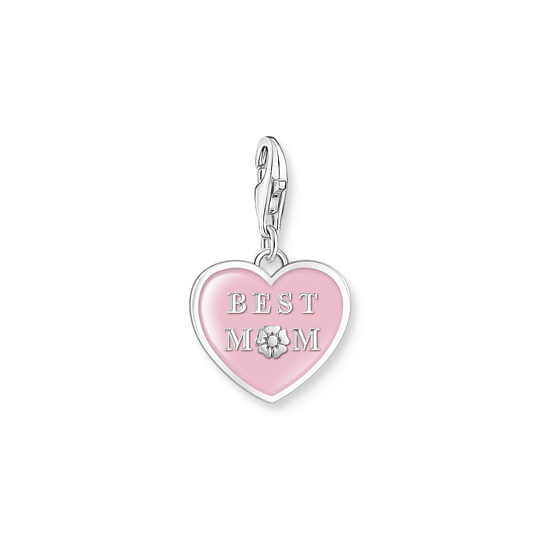 Pink Best Mum Heart