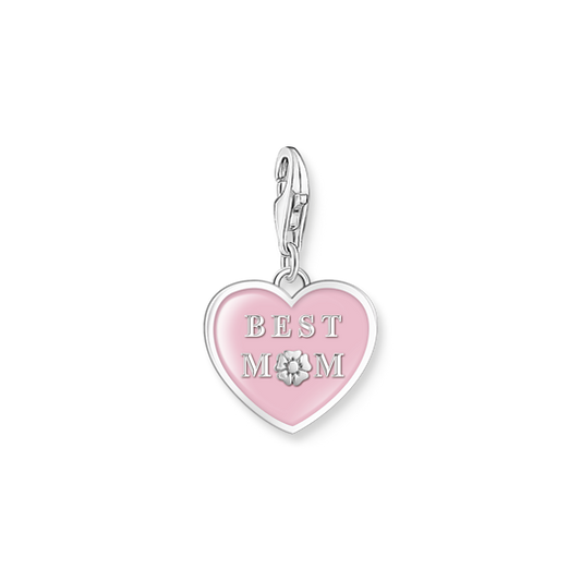 Pink Best Mum Heart
