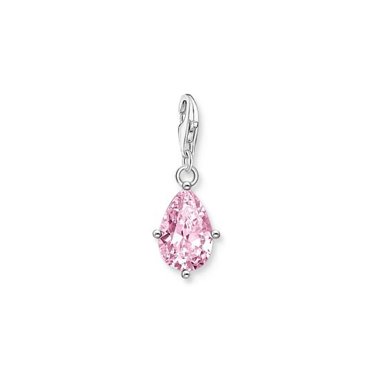 Thomas Sabo Pink Cubic Zirconia Drop Charm 2031-051-9