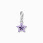 Thomas Sabo Charmista Purple Crystal Star Charm 2039-041-13