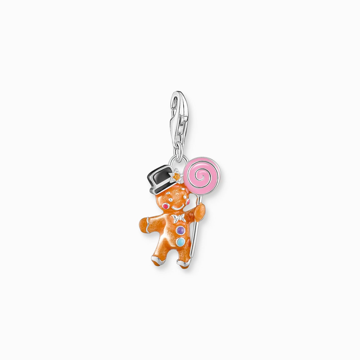 Thomas Sabo Charmista Enamel Gingerbread Man 2064-691-7